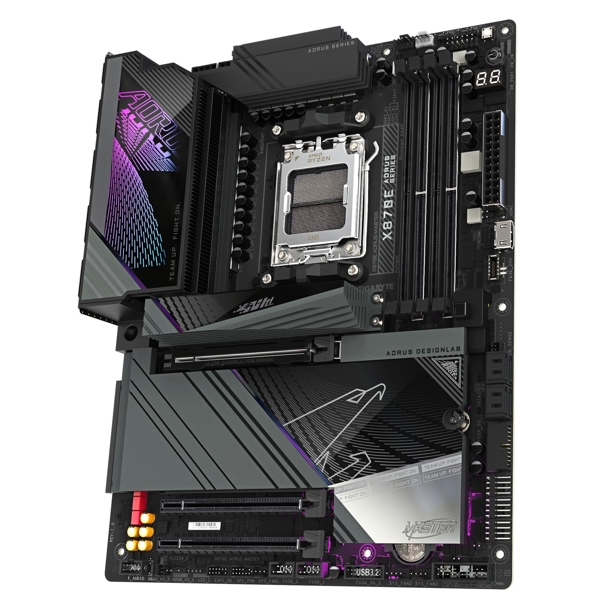 დედა დაფა Gigabyte X870E_AORUS_MASTER, AM5, DDR5, 256GB