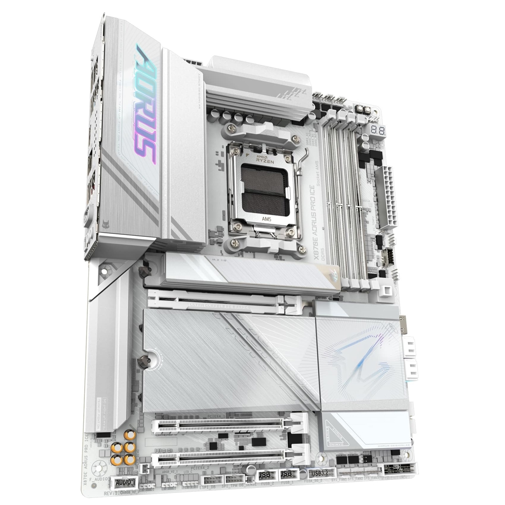 Motherboard Gigabyte X870E_AORUS_PRO_ICE, AM5, DDR5, 256GB