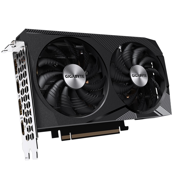 ვიდეო დაფა Gigabyte GV-N3060WF2OC-12GD WINDFORCE OC, GeForce RTX3060, 12GB, 192-bit, DP, HDMI, Black