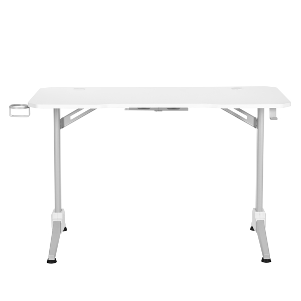 Gaming მაგიდა 2E 2E-GT-OTO-WTGR OTOROSHI, Gaming Desk, White/Grey