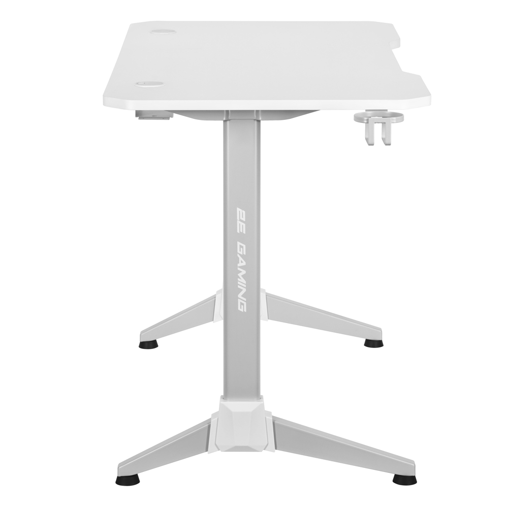 Gaming მაგიდა 2E 2E-GT-OTO-WTGR OTOROSHI, Gaming Desk, White/Grey