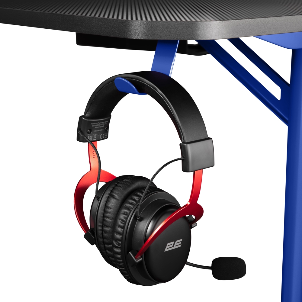 Gaming მაგიდა 2E 2E-GT-OTO-BKBL OTOROSHI, Gaming Desk, Blue/Black