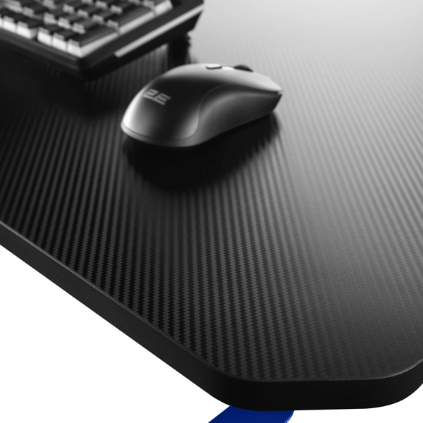 Gaming მაგიდა 2E 2E-GT-OTO-BKBL OTOROSHI, Gaming Desk, Blue/Black