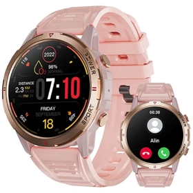 სმარტ საათი Weofly Explorer, 1.43", IP68, Bluetooth, Smart Watch, Pink