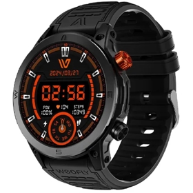 სმარტ საათი Weofly CONQUER, 1.43", IP68, Bluetooth, Smart Watch, Black