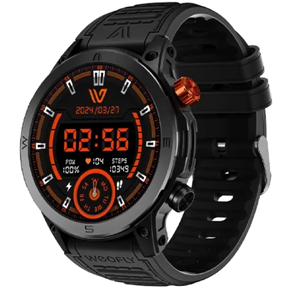 სმარტ საათი Weofly CONQUER, 1.43", IP68, Bluetooth, Smart Watch, Black