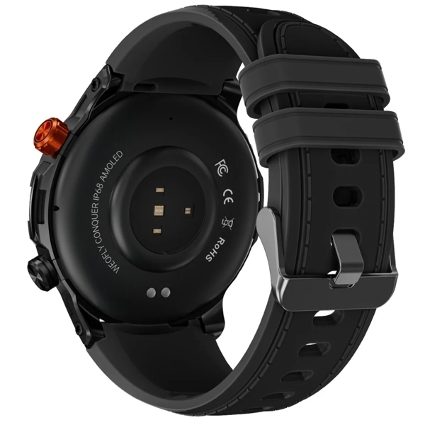 სმარტ საათი Weofly CONQUER, 1.43", IP68, Bluetooth, Smart Watch, Black