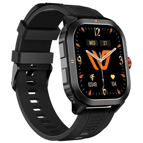 სმარტ საათი Weofly Pioneer, 1.95", IP68, Bluetooth, Smart Watch, Black
