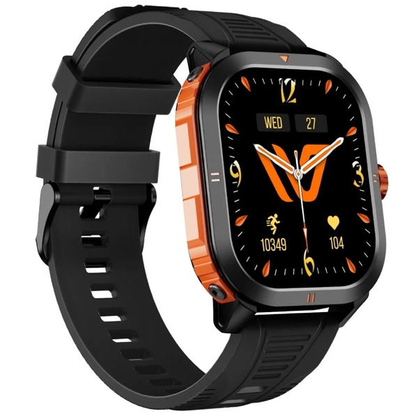 სმარტ საათი Weofly Pioneer, 1.95", IP68, Bluetooth, Smart Watch, Orange