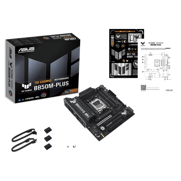 დედა დაფა ASUS TUF 90MB1IX0-M0EAY0 GAMING B850M-PLUS, AM5, DDR5, 192GB