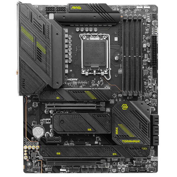 დედა დაფა MSI 911-7E25-026 MAG Z790 TOMAHAWK MAX WIFI, LGA 1700, DDR5, 256GB