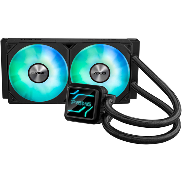 თხევადი გაგრილება Asus 90RC0111-B0EAY0 LCS PRIME LC 240 ARGB, 120mm, 2200RPM, Liquid Cooling, Black