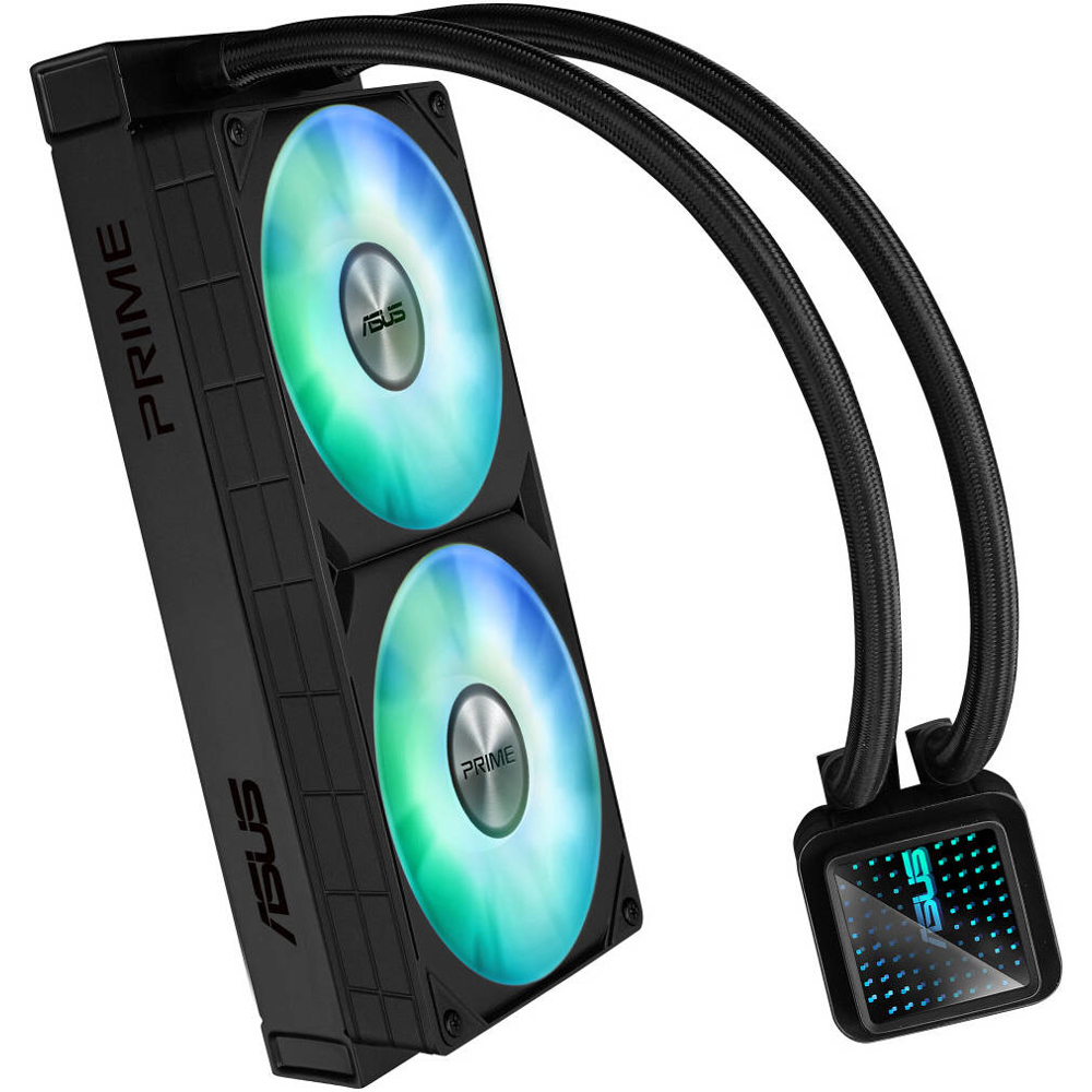 თხევადი გაგრილება Asus 90RC0111-B0EAY0 LCS PRIME LC 240 ARGB, 120mm, 2200RPM, Liquid Cooling, Black