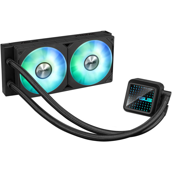 თხევადი გაგრილება Asus 90RC0111-B0EAY0 LCS PRIME LC 240 ARGB, 120mm, 2200RPM, Liquid Cooling, Black