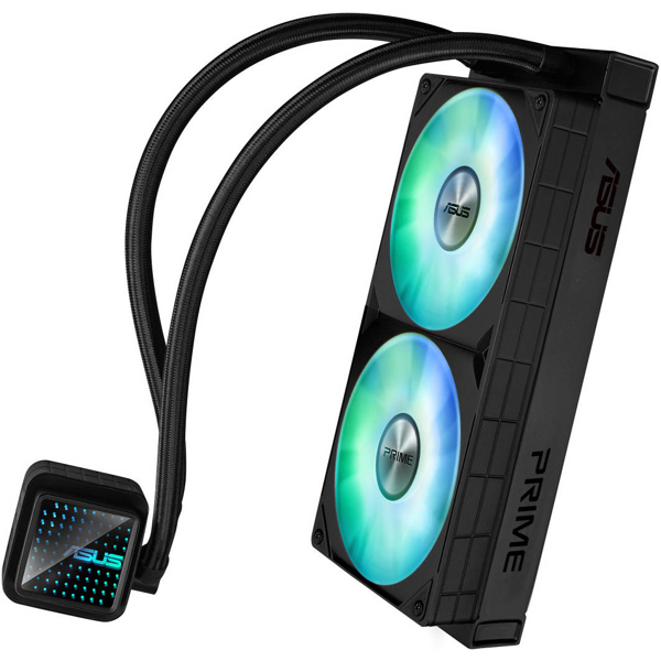 თხევადი გაგრილება Asus 90RC0111-B0EAY0 LCS PRIME LC 240 ARGB, 120mm, 2200RPM, Liquid Cooling, Black