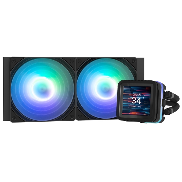 თხევადი გაგრილება Zalman ALPHA2DSA24BLACK LCS ARGB, 120mm, 2000RPM, Liquid Cooling, Black