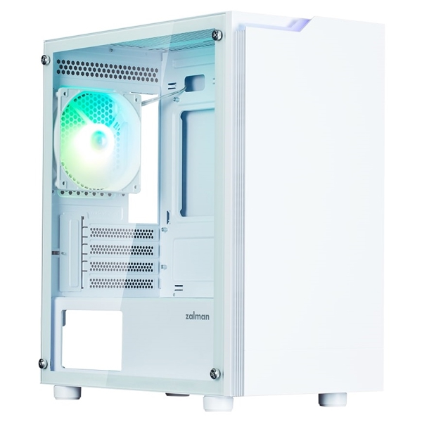 Computer Case Zalman T4 Plus, MiniITX, micro-ATX, mini-ATX, 2xUSB3.0, USB2.0, White