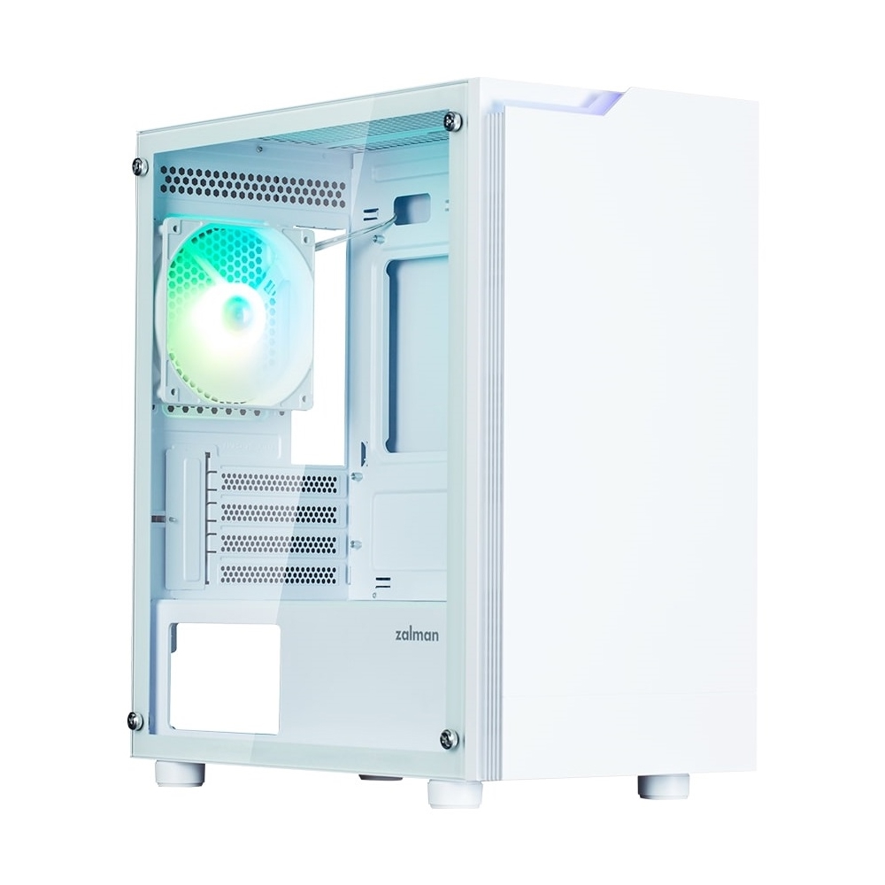 ქეისი Zalman T4 Plus, Computer Case, MiniITX, micro-ATX, mini-ATX, 2xUSB3.0, USB2.0, White