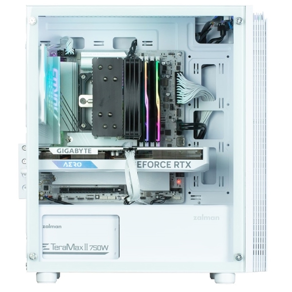 Computer Case Zalman T4 Plus, MiniITX, micro-ATX, mini-ATX, 2xUSB3.0, USB2.0, White