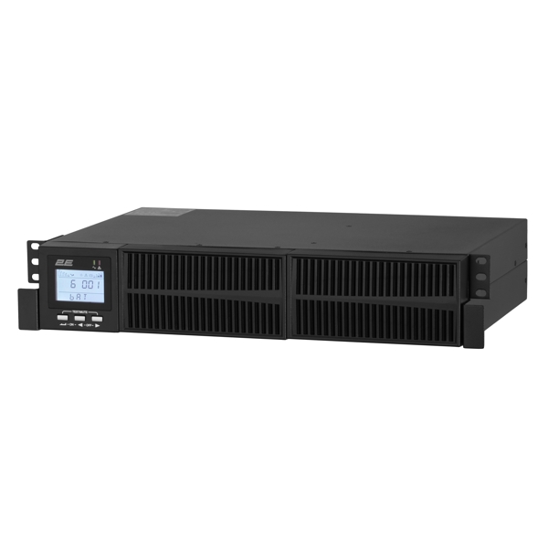 უწყვეტი კვების წყარო 2E OD1000RT, 1000VA, RT2U, LCD, USB, RS-232, 3xSchuko, UPS, Black