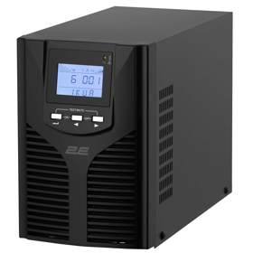 უწყვეტი კვების წყარო 2E OD1000, 1000VA, LCD, USB, RS-232, 2xSchuko, UPS, Black
