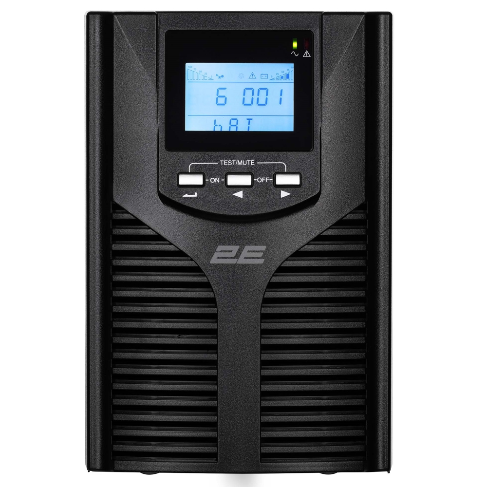 UPS 2E OD1000, 1000VA, LCD, USB, RS-232, 2xSchuko, Black