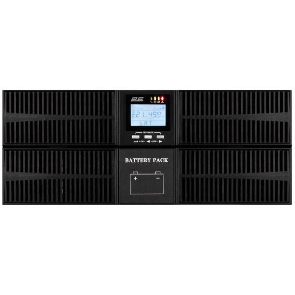 უწყვეტი კვების წყარო 2E SD10000RT, 10kVA, RT4U, LCD, USB, RS-232, Terminal in&out, UPS, Black