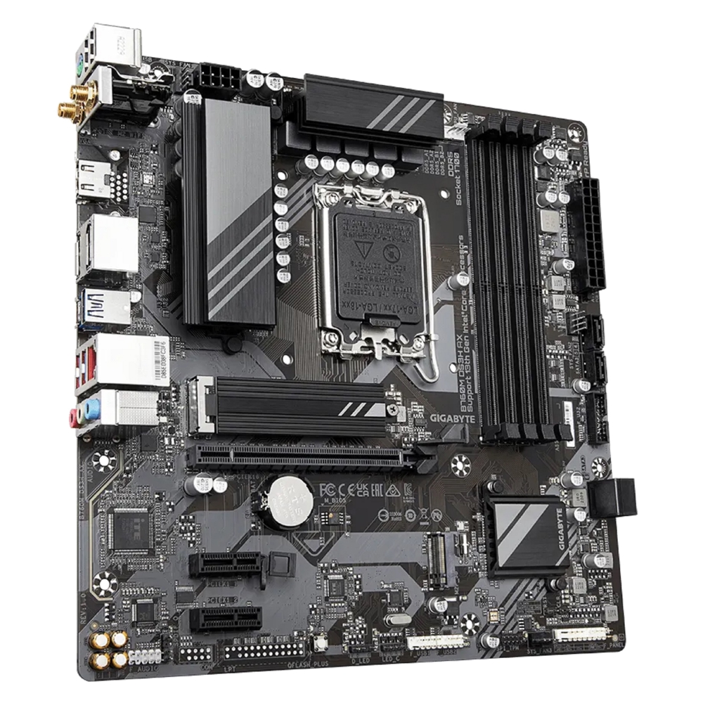Motherboard Gigabyte B760M_DS3H_AX, LGA 1700, DDR5, 256GB