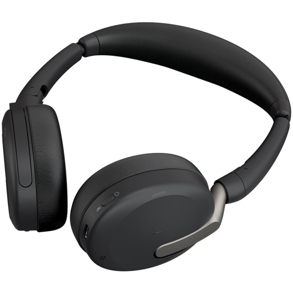 ყურსასმენი Jabra 26699-999-999 Evolve2 65 Flex, Headset, Wireless, Bluetooth, USB-C, USB, Black