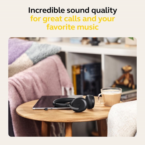 ყურსასმენი Jabra 26699-999-999 Evolve2 65 Flex, Headset, Wireless, Bluetooth, USB-C, USB, Black