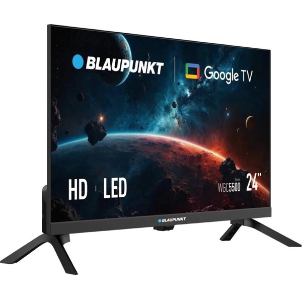 ტელევიზორი Blaupunkt 24WGC5500S, 24", HD, USB, HDMI, WIFI, Black