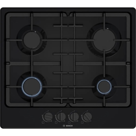 ჩასაშენებელი ქურის ზედაპირი Bosch PGP6B6K90R, Built-in Gas Cooktop, Black