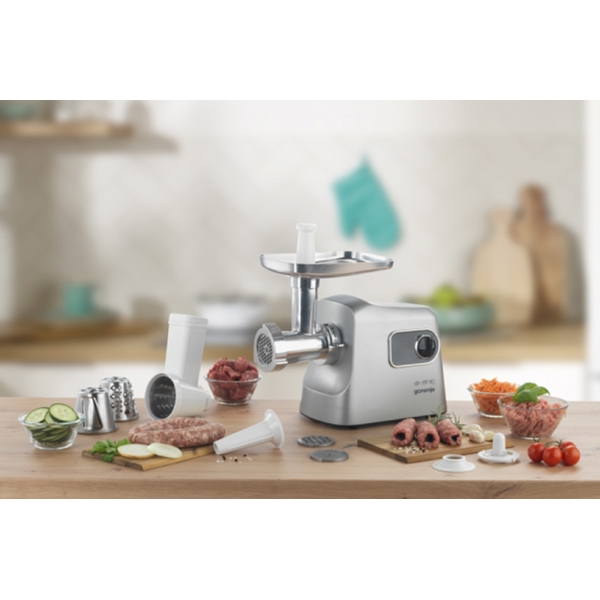 Meat Grinder Gorenje MG2500DS, 2500W, Grey