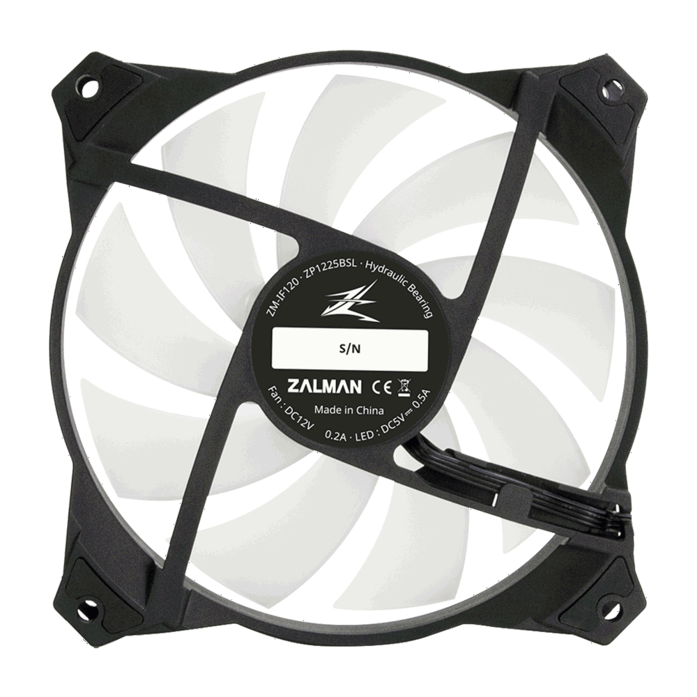 Case Fan Zalman ZM-IF120 INFINITY MIRROR, ARGB, 120MM, 1200RPM, Black