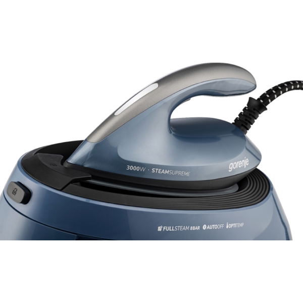 ორთქლის უთო Gorenje SGD3000BBK, 3000W, 1.5L, Steam Iron, Blue
