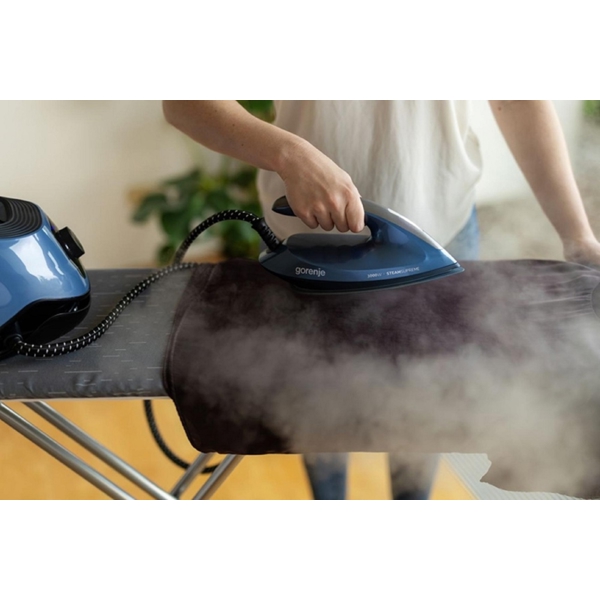 ორთქლის უთო Gorenje SGD3000BBK, 3000W, 1.5L, Steam Iron, Blue