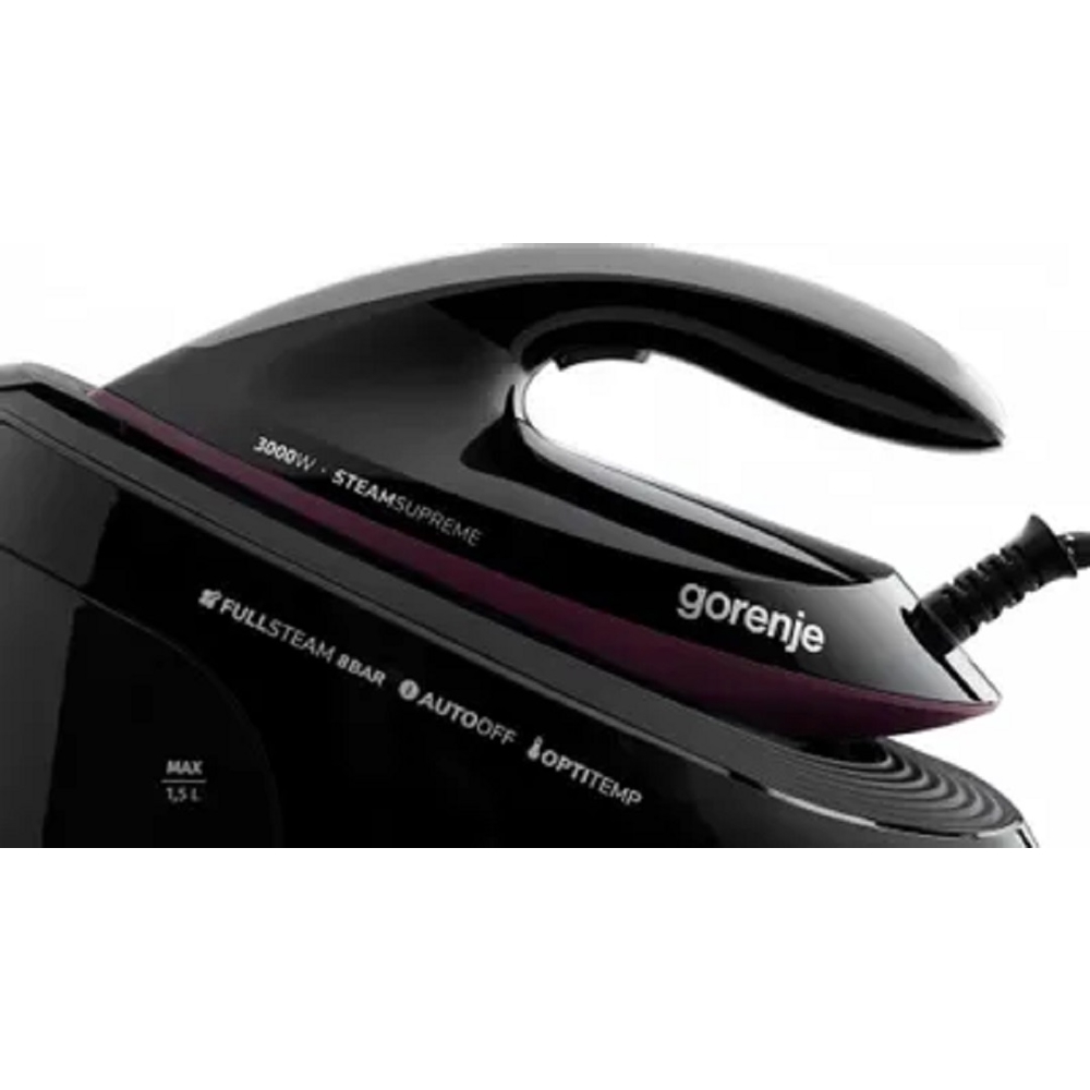 Steam Iron Gorenje SGD3000BKV, 3000W, 1.5L, Black