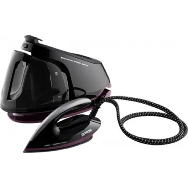 ორთქლის უთო Gorenje SGD3000BKV, 3000W, 1.5L, Steam Iron, Black