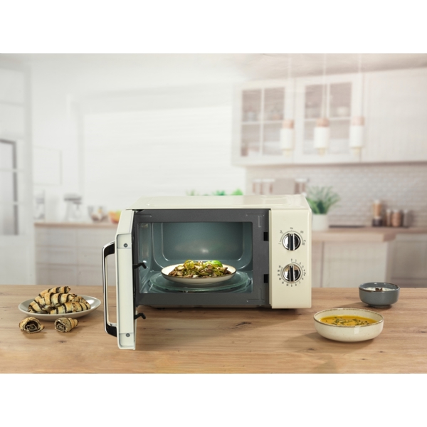 მიკროტალღური ღუმელი Gorenje MO20E1HRL, 700W, 20L, Microwave Oven, White