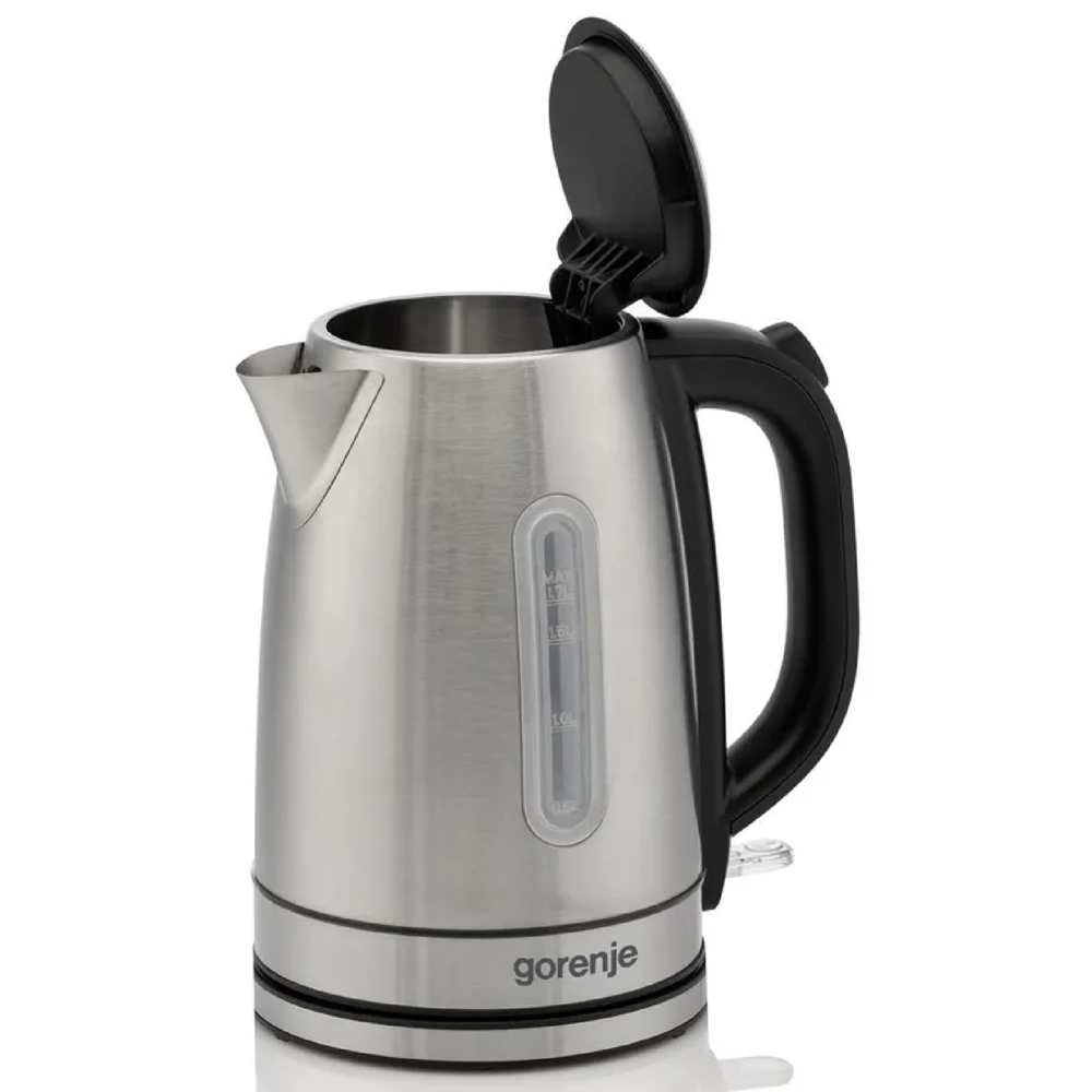 ელექტრო ჩაიდანი Gorenje K17DS, 2200W, 1.7L, Electric Kettle, Silver