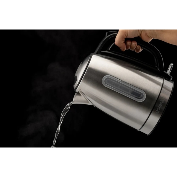 ელექტრო ჩაიდანი Gorenje K17DS, 2200W, 1.7L, Electric Kettle, Silver