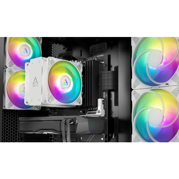 ქულერი Arctic ACFRE00125A Freezer 36 A-RGB, 120mm, 2000RPM, Cooler, White