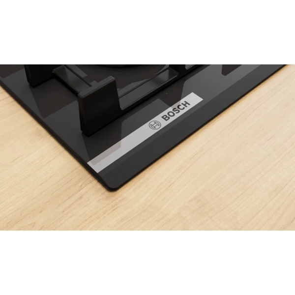 ჩასაშენებელი ქურის ზედაპირი Bosch PNK6B6P40R, Built-in Gas Cooktop, Black