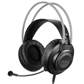 ყურსასმენი A4Tech FH200U, Headset, Wired, USB, Black/Grey