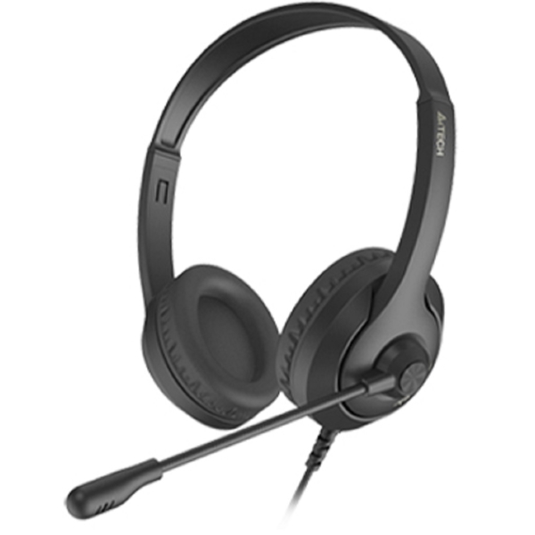 ყურსასმენი A4Tech FH100i, Headset, Wired, 3.5mm, Black