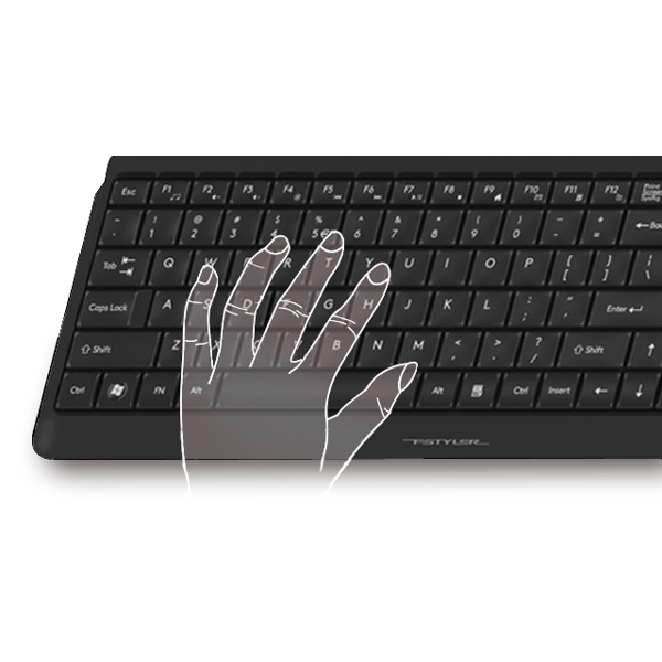 Keyboard A4Tech Fstyler FK15, Wired, USB, Black