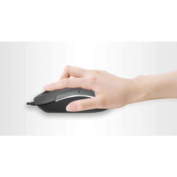 მაუსი A4Tech FM26, Wired, USB, Mouse, Grey