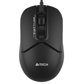 მაუსი A4Tech FM12S Silent, Wired, USB, Mouse, Black