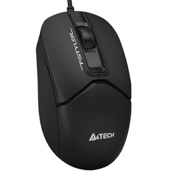 მაუსი A4Tech FM12S Silent, Wired, USB, Mouse, Black