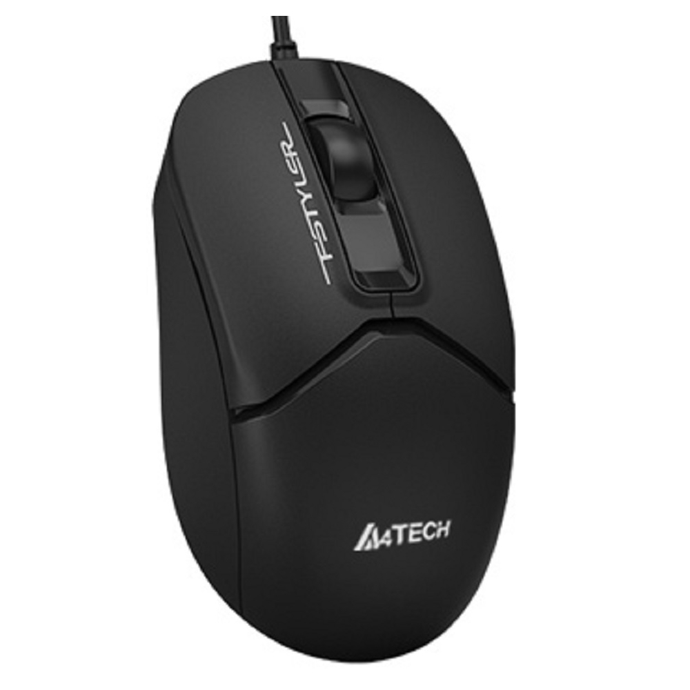 მაუსი A4Tech FM12S Silent, Wired, USB, Mouse, Black